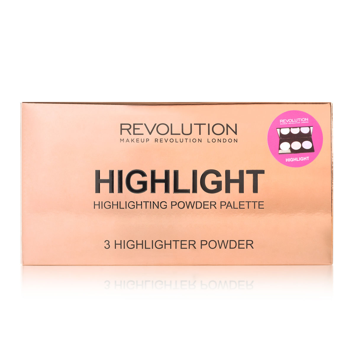 Paleta hajlajtera MAKEUP REVOLUTION Highlight 15g - Slika 3