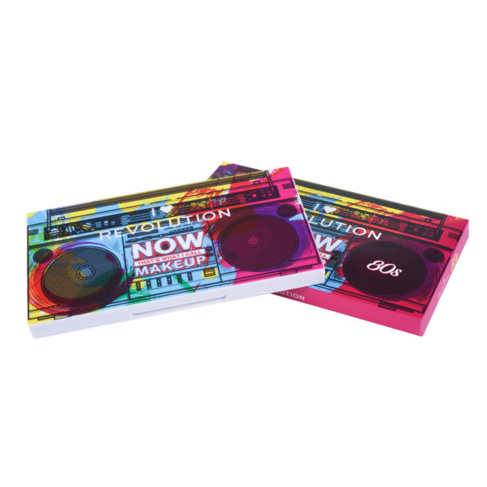 Paleta pigmenata za oči I HEART REVOLUTION 80s Now Thats What I Call Makeup 13.5g - Slika 3