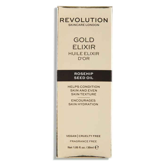 Ulje sa česticama zlata za hidrataciju kože lica, REVOLUTION SKINCARE Gold Elixir 30ml - Slika 4