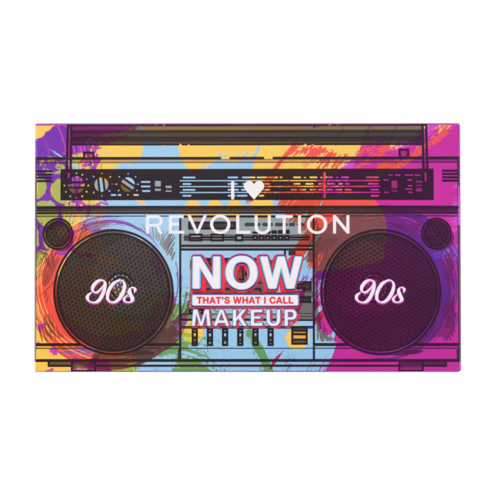 Paleta pigmenata za oči I HEART REVOLUTION 90s Now Thats What I Call Makeup 13.5g - Slika 5