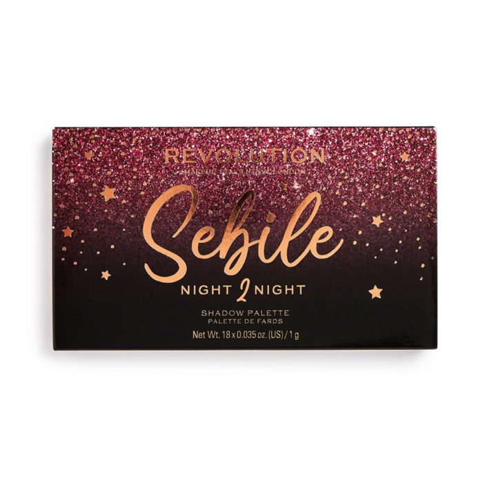 Paleta senki i pigmenata REVOLUTION MAKEUP Sebile Night 2 Night 18g - Slika 4