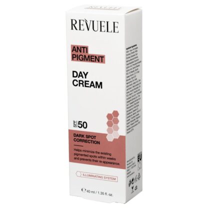 Dnevna krema za lice SPF50 REVUELE Anti Pigment 40ml - Slika 2