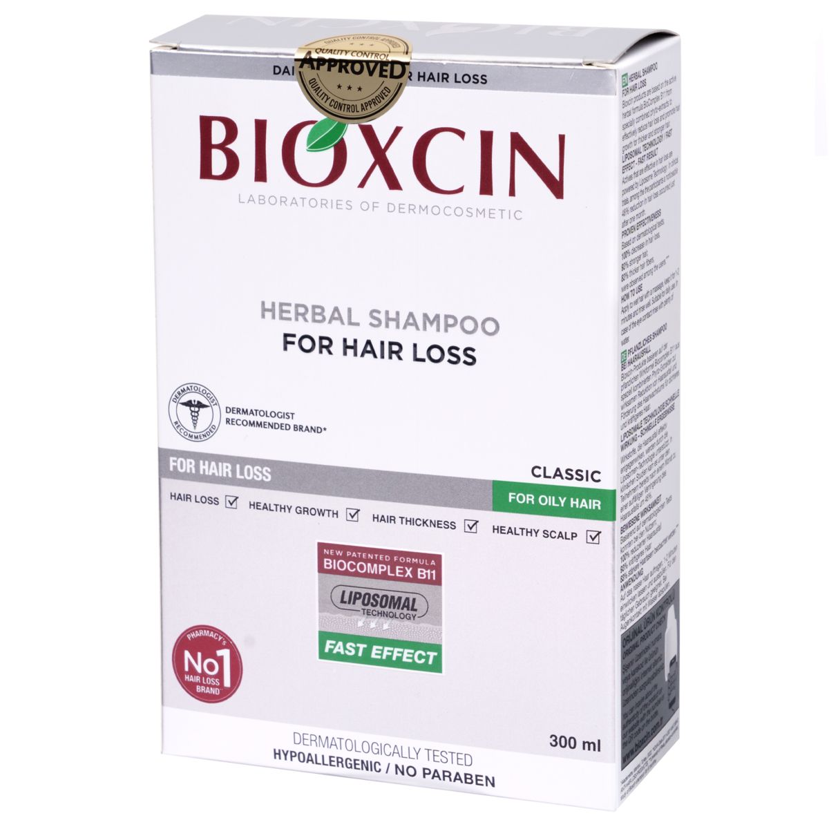 Šampon za prevenciju opadanja masne kose BIOXCIN - Slika 2